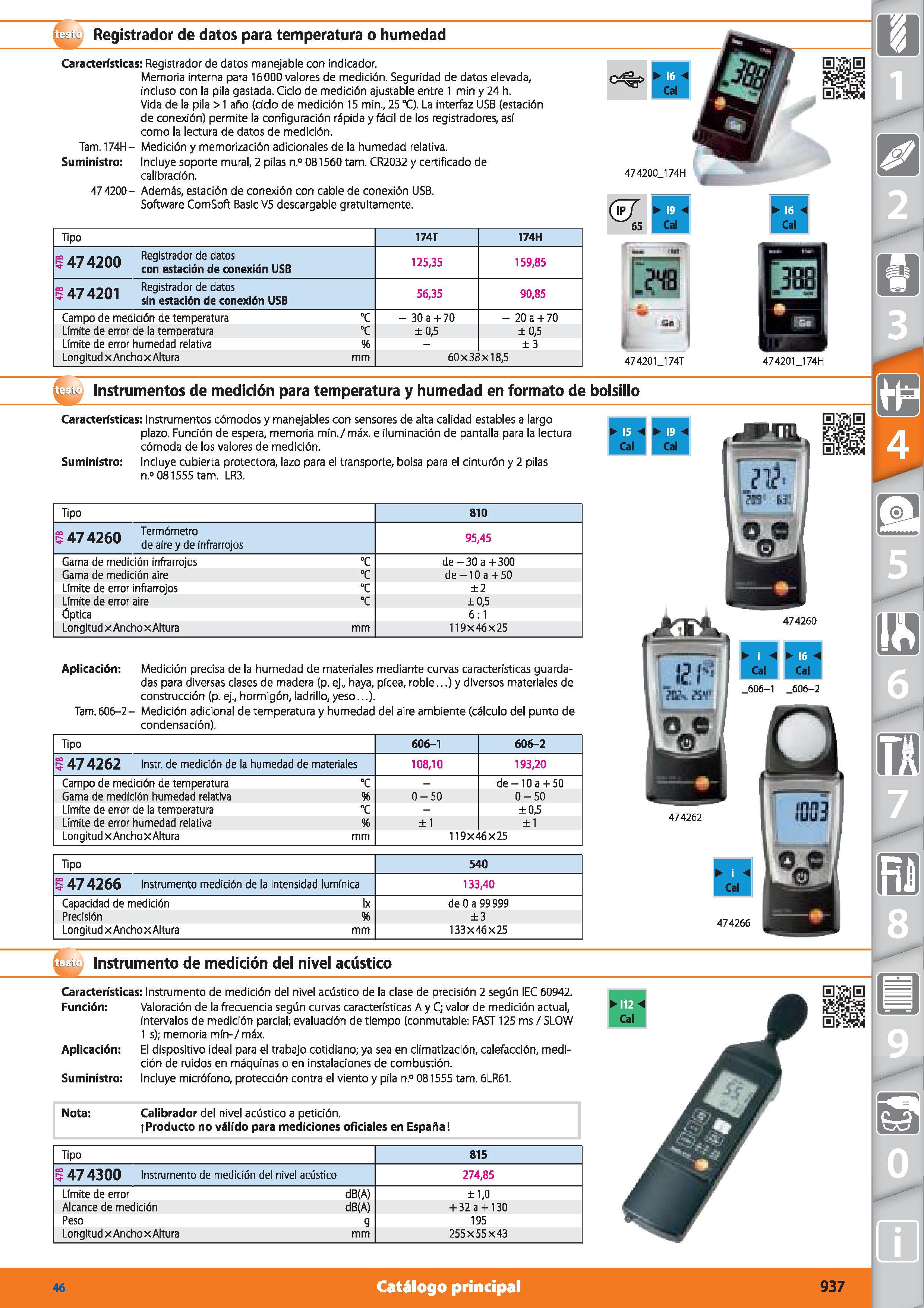 937 msw Registrador de datos para temperatura o humedad Características: Registrador de datos manejable con indicador Memoria interna para 16000 valo Каталог HOFFMANN GROUP 2015 Инструмент режущий слесарный измерительный абразивный Оборудование Комплексные поставки для промышленных предприятий Стр. 937 SPA