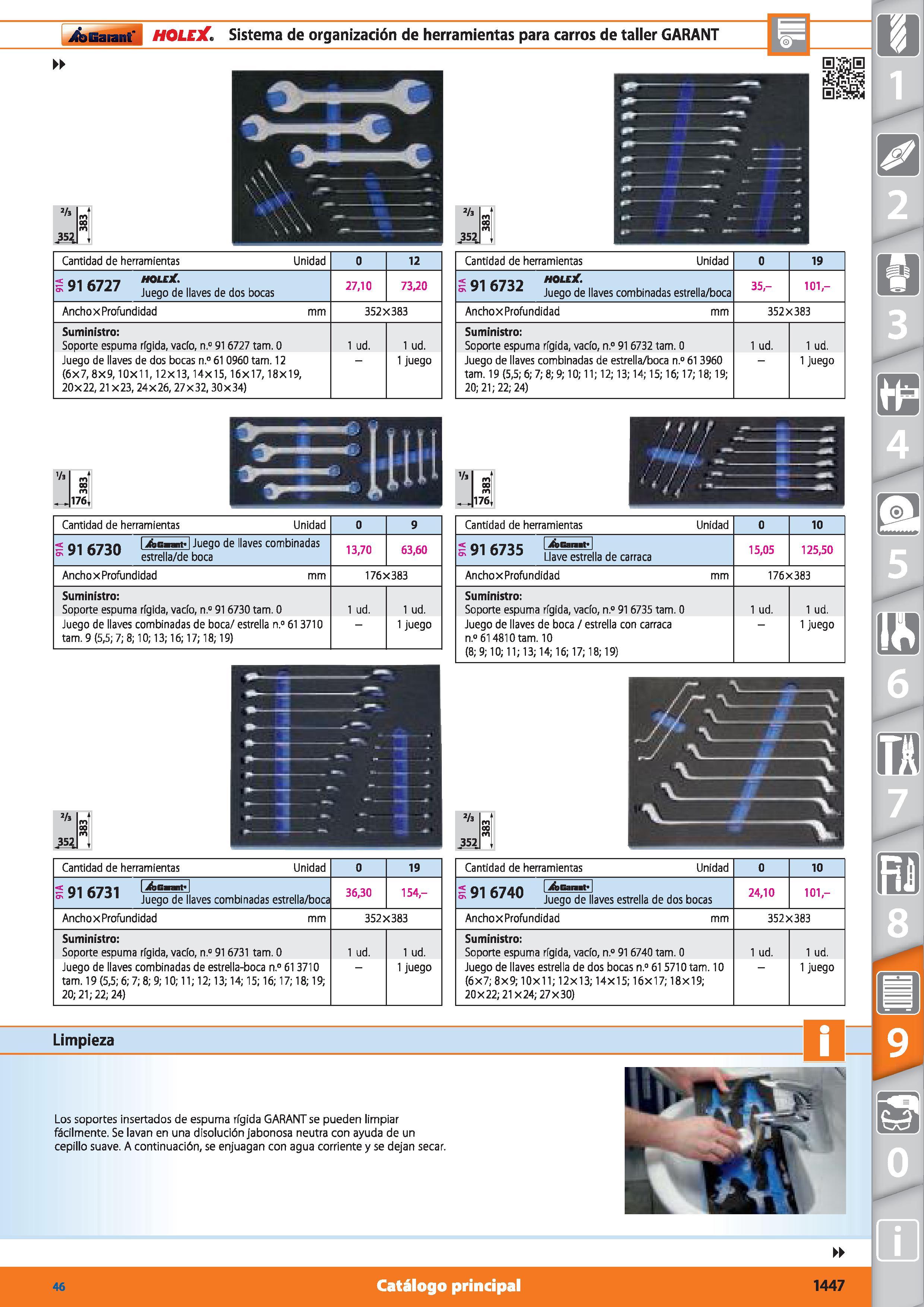 1447 jj Raiant‘ HOLElCSistema de organización de herramientas para carros de taller GARANT 2h Ji m m 352 Cantidad de herramientas Unidad 0 12 ; 91 672 Каталог HOFFMANN GROUP 2015 Инструмент режущий слесарный измерительный абразивный Оборудование Комплексные поставки для промышленных предприятий Стр. 1447 SPA
