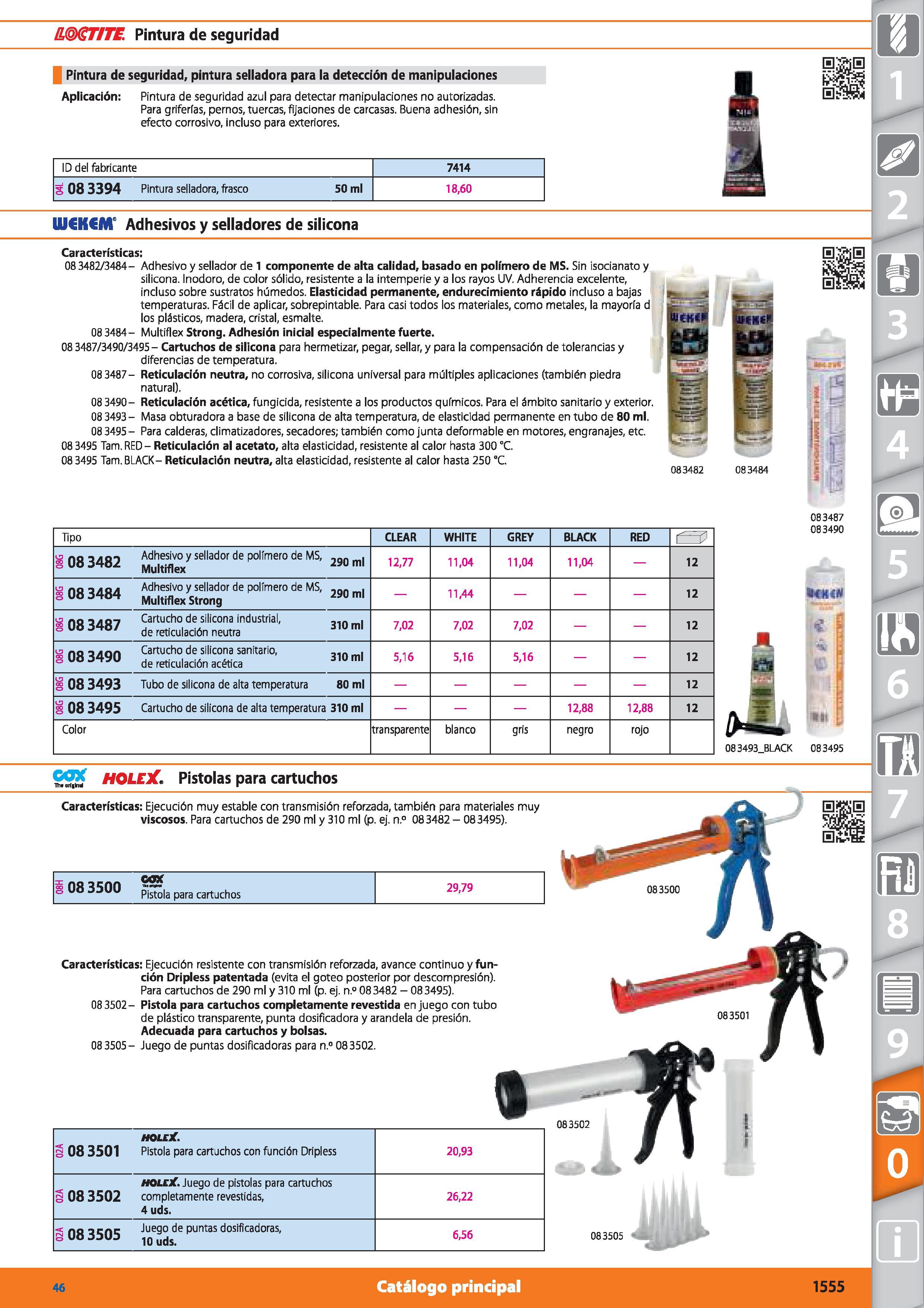 1555 & ( T/TE Pintura de seguridad Pintura de seguridad, pintura selladora para la detección de manipulaciones Aplicación: Pintura de seguridad azul p Каталог HOFFMANN GROUP 2015 Инструмент режущий слесарный измерительный абразивный Оборудование Комплексные поставки для промышленных предприятий Стр. 1555 SPA