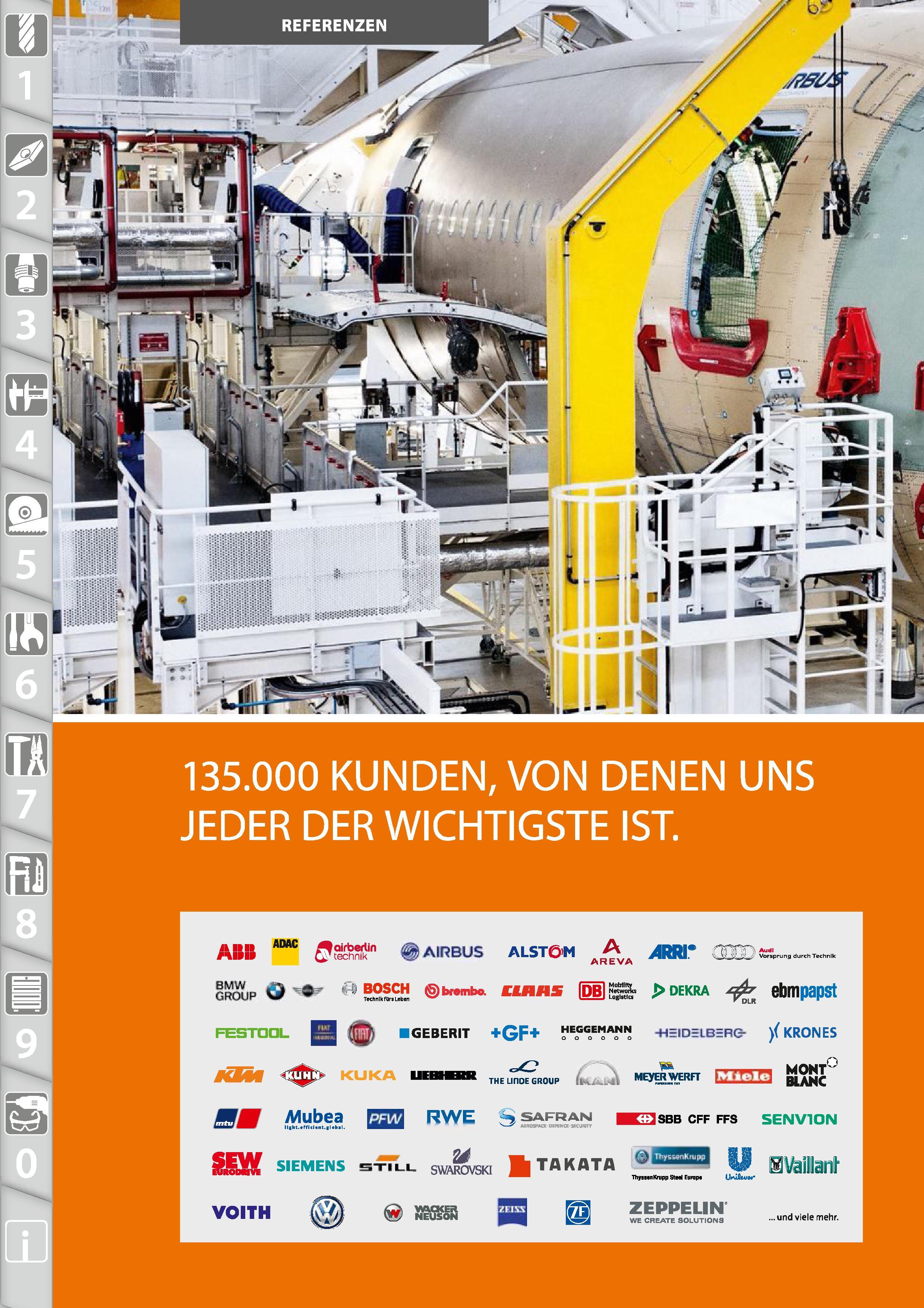 12 135 000 KUNDEN, VON DENEN UNS JEDER DER WICHTIGSTE IST Min S AIRBUS ALSTÖ'M >1RR <3QGD< & > dekra ebmpapst AREVA BOSCH brembo IUII5 Technik Каталог HOFFMANN GROUP 2015 Инструмент режущий слесарный измерительный абразивный Оборудование Комплексные поставки для промышленных предприятий DEU Стр. 