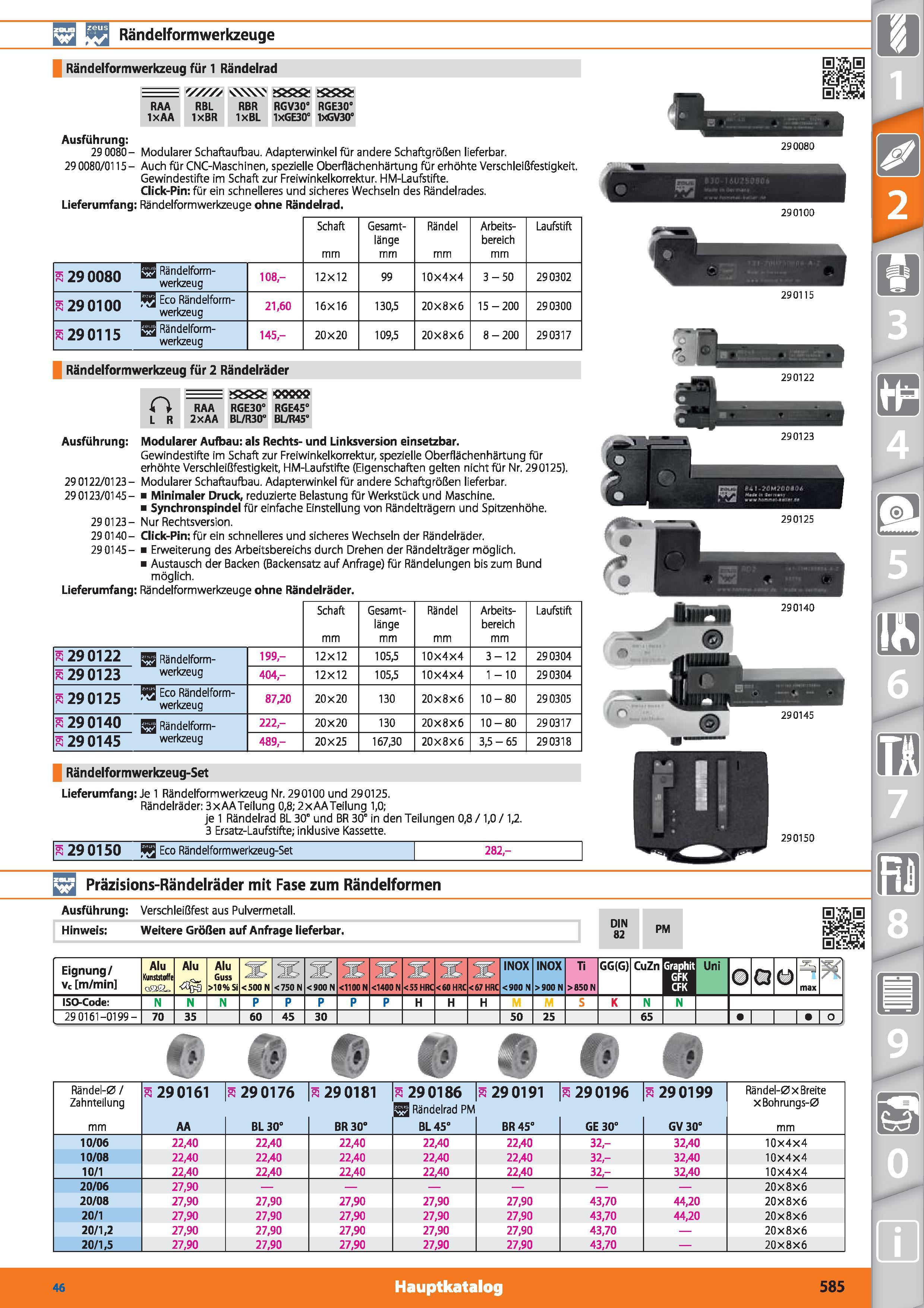 585 Rändelformwerkzeuge Rändelformwerkzeug für 1 Rändelrad RBL 1XBR RBR IxBL >SiS& RGV30“ 1xGE30° >sisist RGE30° 1XGV30“ IFv RAA 1XAA S 4 m Ausf Каталог HOFFMANN GROUP 2015 Инструмент режущий слесарный измерительный абразивный Оборудование Комплексные поставки для промышленных предприятий DEU Стр. 585