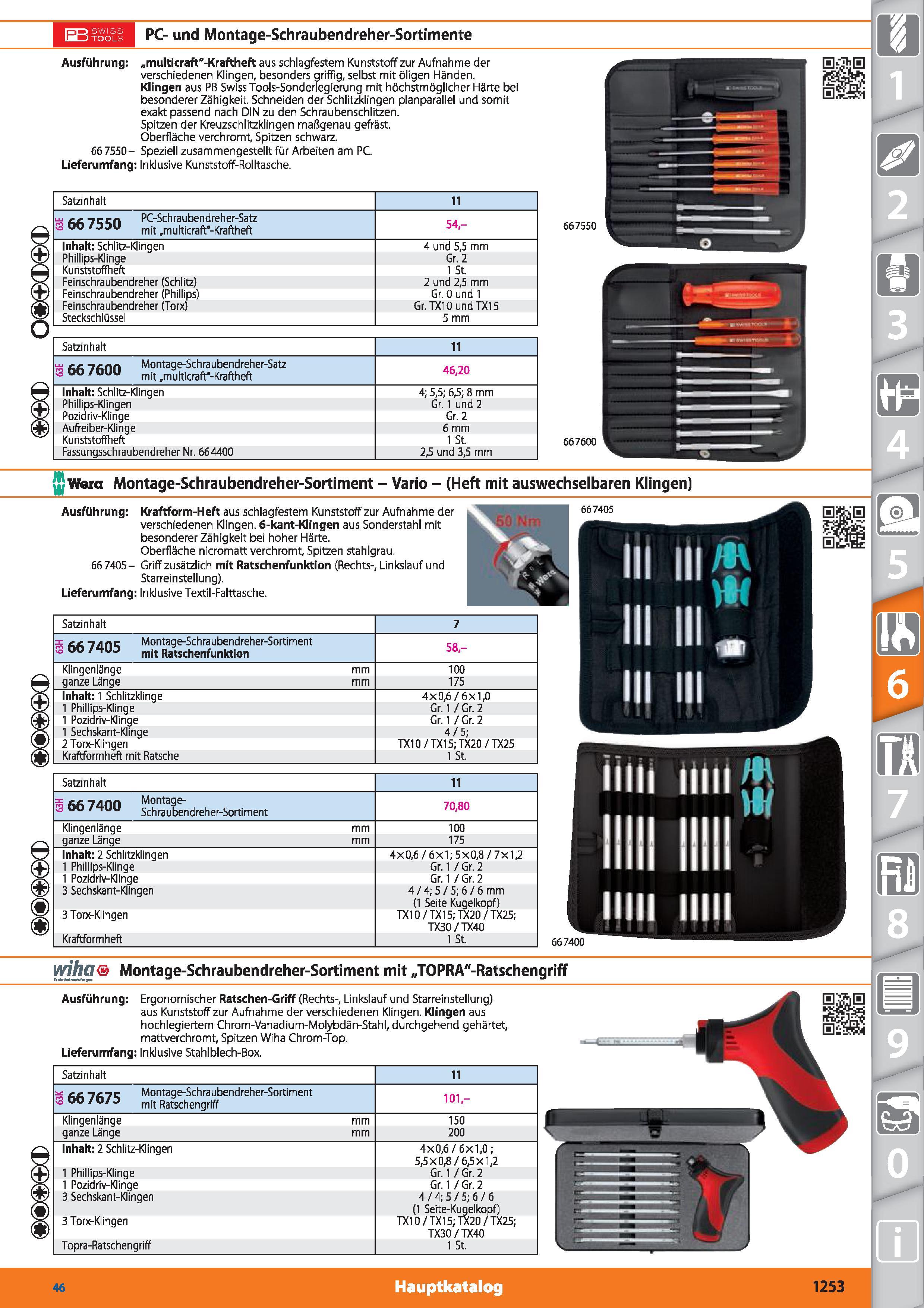 1253 I-JJ SWISS imID tools PC- und Montage-Schraubendreher-Sortimente Ausführung „multicraft -Kraftheft aus schlagfestem Kunststoff zur Aufnahme Каталог HOFFMANN GROUP 2015 Инструмент режущий слесарный измерительный абразивный Оборудование Комплексные поставки для промышленных предприятий DEU Стр. 1253