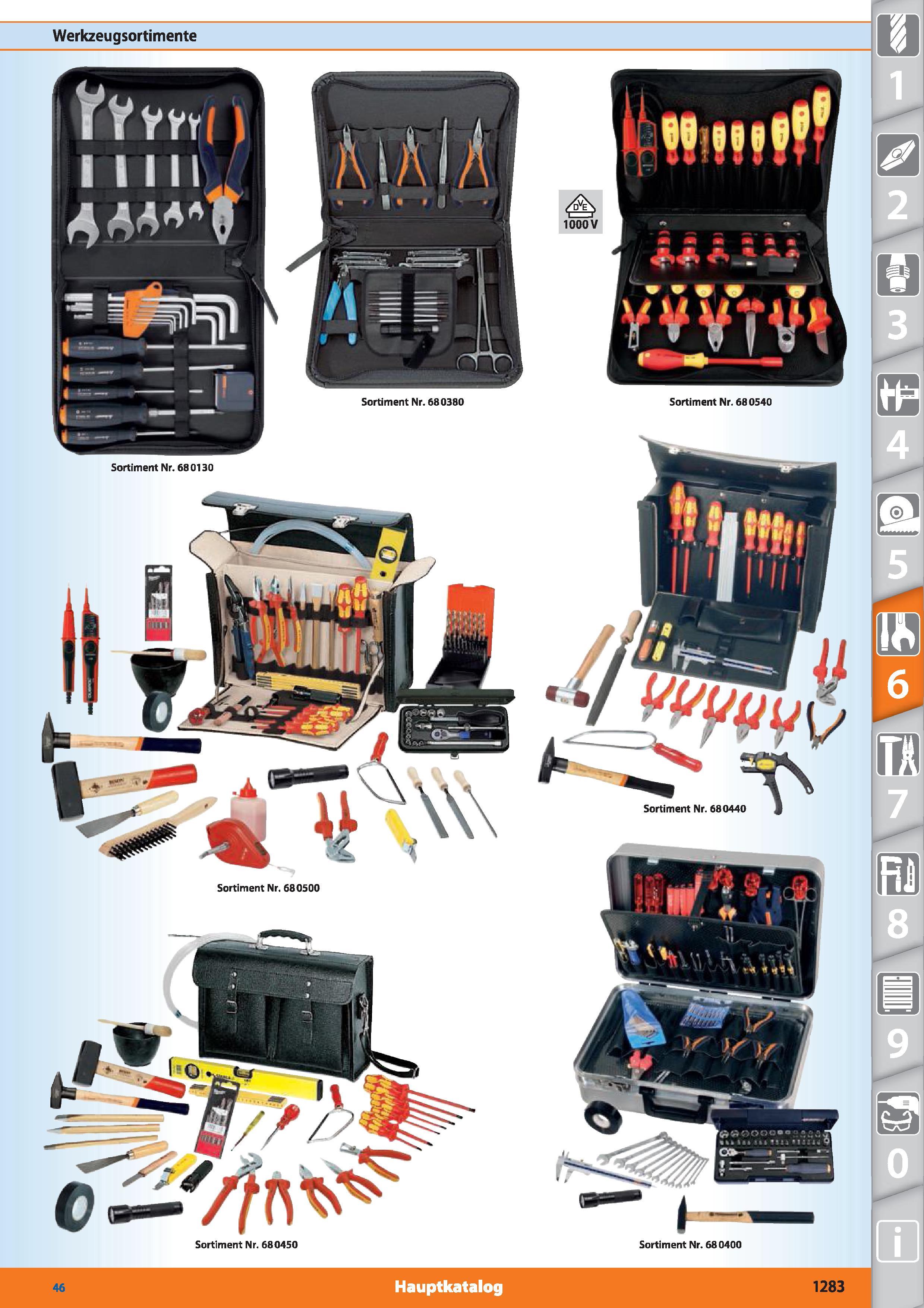 1283 Werkzeugsortimente 1000V Sortiment Nr 68 0380 Sortiment Nr 68 0540 Sortiment Nr 680130 Sortiment Nr 680500 Hauptkatalog Sortiment Nr 680450 Каталог HOFFMANN GROUP 2015 Инструмент режущий слесарный измерительный абразивный Оборудование Комплексные поставки для промышленных предприятий DEU Стр. 1283
