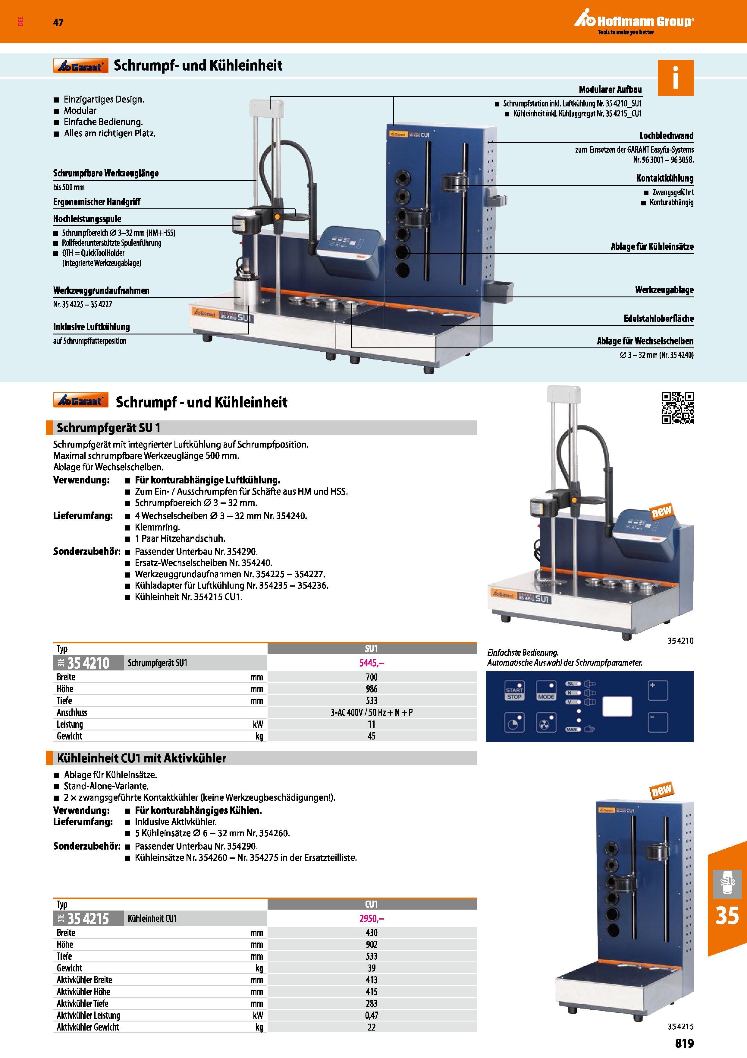 819 Garant Schrumpf- Einzigartiges Design Modular Einfache Bedienung Alles am richtigen Platz Schrumpfbare Werkzeuglänge bis 500 mm Ergonomischer Han Каталог HOFFMANN GROUP 2016 Режущий инструмент и инструментальная оснастка для металлообрабатывающего промышленного оборудования 47 версия издания Стр. 819 DEU