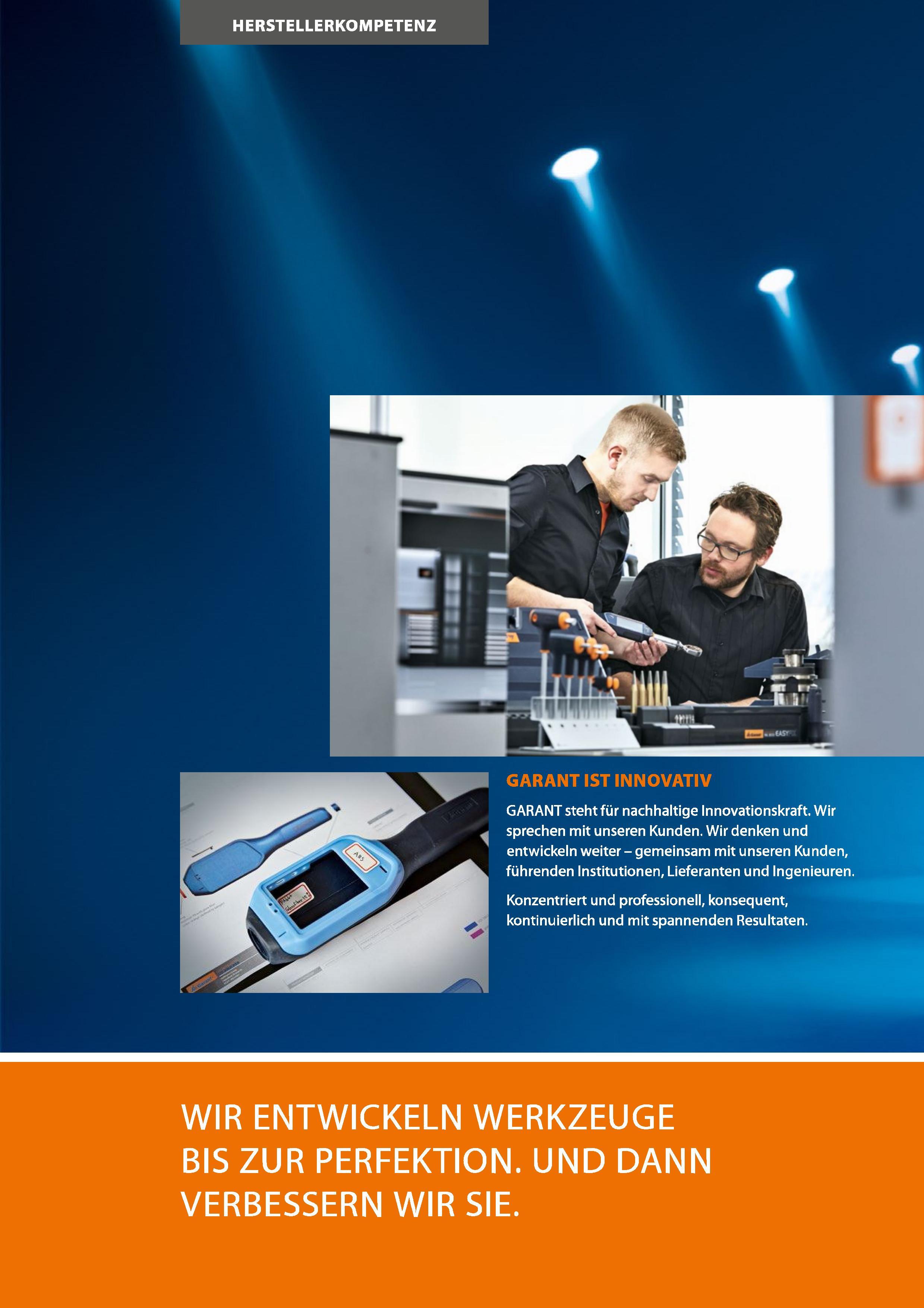 10 HERSTELLERKOMPETENZ GARANT steht für nachhaltige Innovationskraft Wir sprechen mit unseren Kunden Wir denken und entwickeln weiter-gemeinsam mit Каталог HOFFMANN GROUP 2016 Ручной слесарно-монтажный и контрольно-измерительный инструмент и приборы для предприятий машиностроения и мастерских сервисного обслуживания 47 версия издания Стр.  DEU
