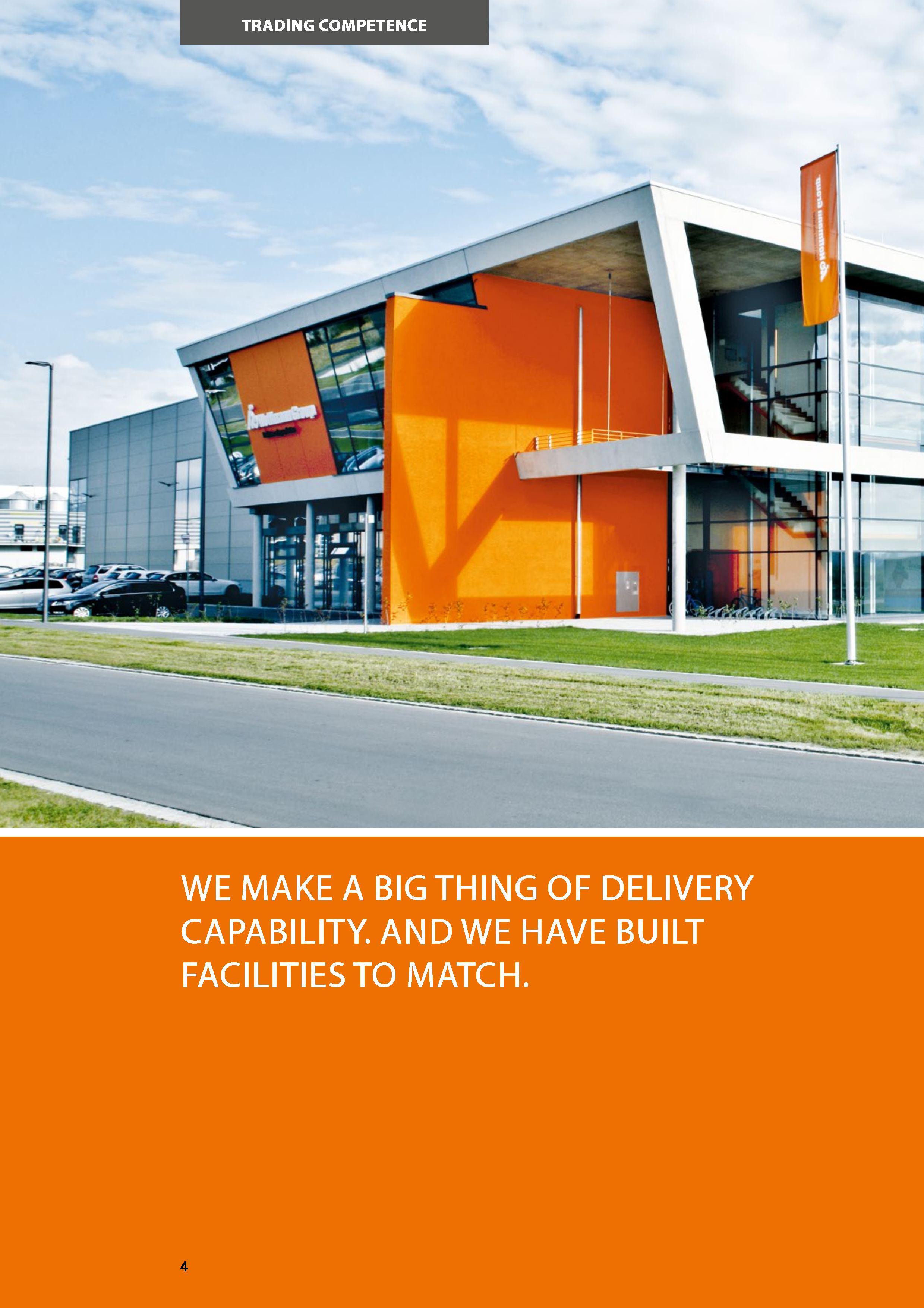 4 TRADING COMPETENCE WE MAKE A BIG THING OF DELIVERY CAPABILITY AND WE HAVE BUILT FACILITIES TO MATCH Каталог HOFFMANN GROUP 2016 Производственная мебель для работы хранения и транспортировки в условиях промышленных предприятий и сервисных мастерских Вер. 47 ENG Стр. 4