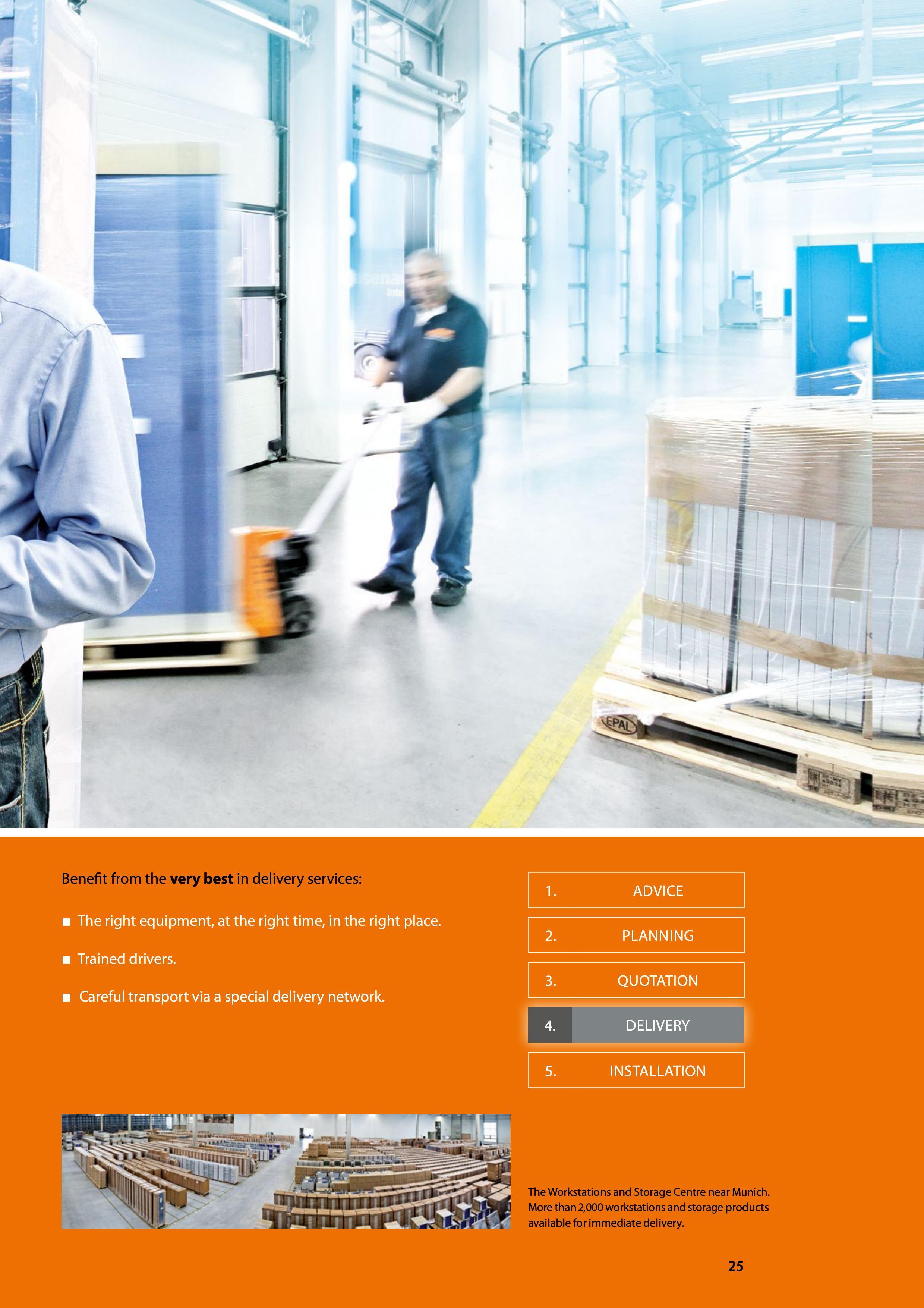 25 Benefit from the very best in delivery services: The Workstations and Storage Centre near Munich More than 2,000 workstations and storage product Каталог HOFFMANN GROUP 2016 Производственная мебель для работы хранения и транспортировки в условиях промышленных предприятий и сервисных мастерских Вер. 47 ENG Стр. 25