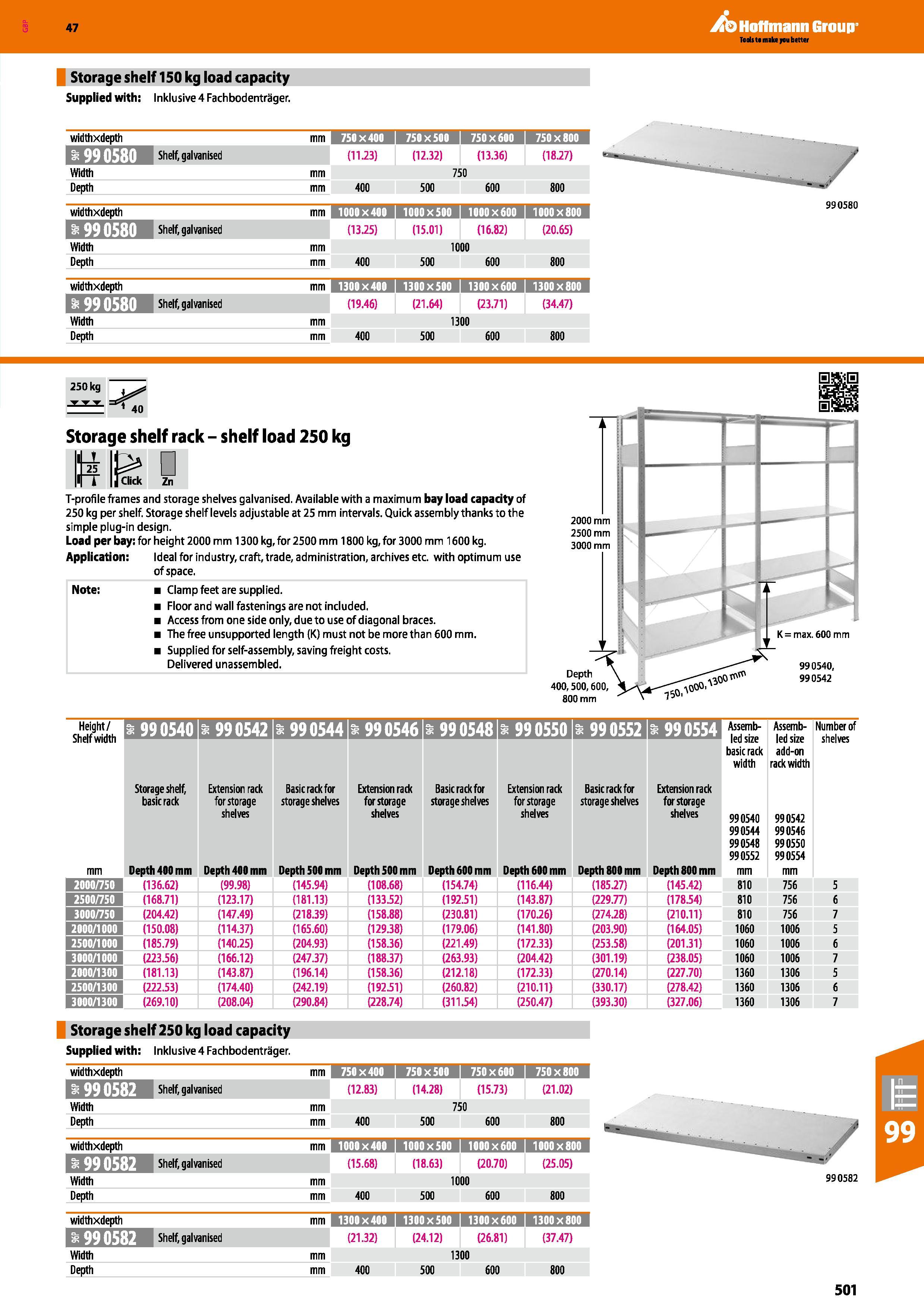 501 Hoffmann Group 47 Storage shelf 150 kg load capacity Supplied with: Inklusive 4 Fachbodentrager widthxdepth mm I 750 X 400 750 X 500 1 750 x 600 Каталог HOFFMANN GROUP 2016 Производственная мебель для работы хранения и транспортировки в условиях промышленных предприятий и сервисных мастерских Вер. 47 ENG Стр. 501