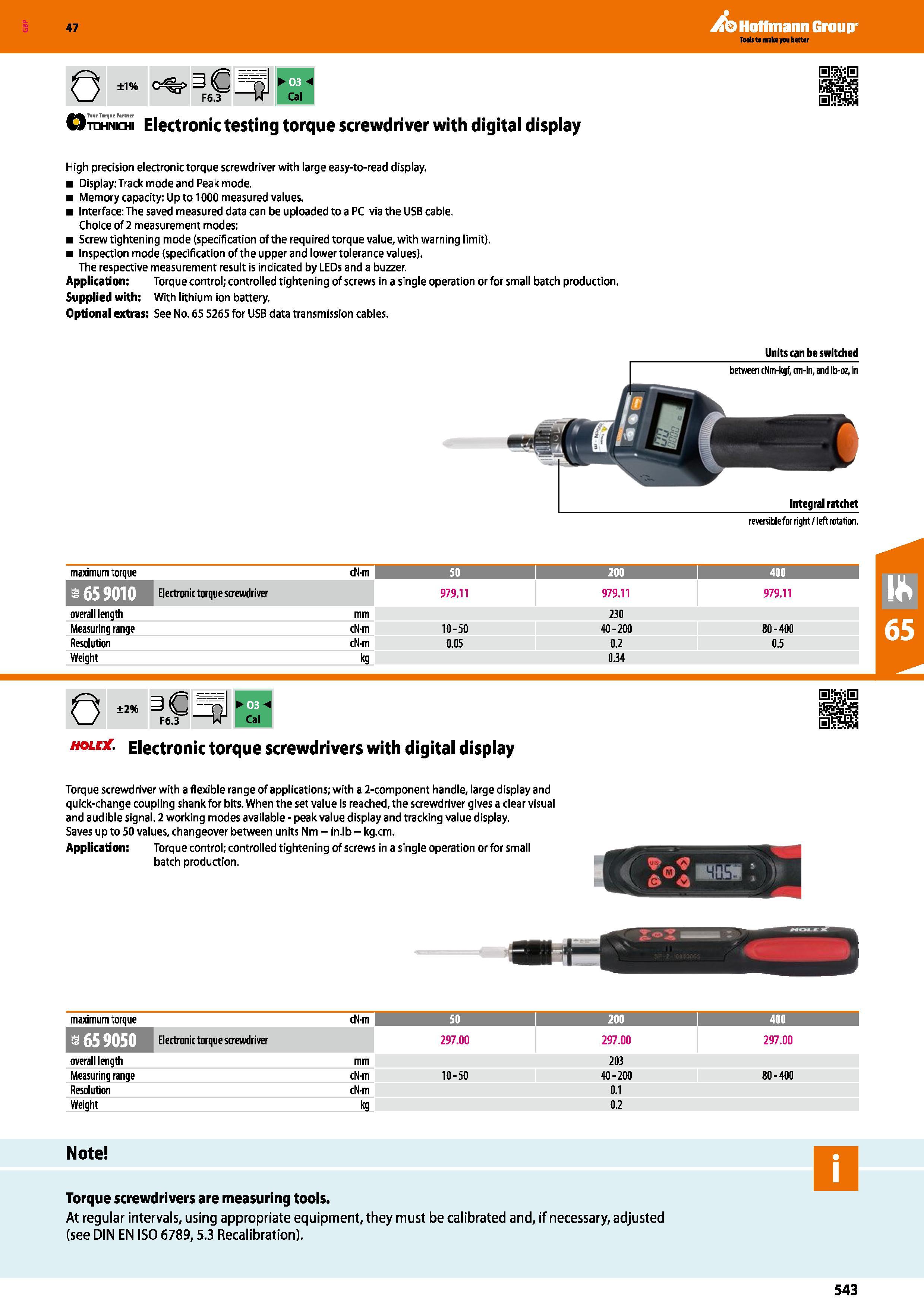 543 Hoffmann Group 47 0 ¥ ur Torque Partner tdhnidhi Electronic testing torque screwdriver with digital display Cal High precision electronic torque Каталог HOFFMANN GROUP 2016 Ручной слесарно-монтажный и измерительный инструмент и оборудование от комплексного поставщика промышленных предприятий Вер. 47 Англ. Стр. 543