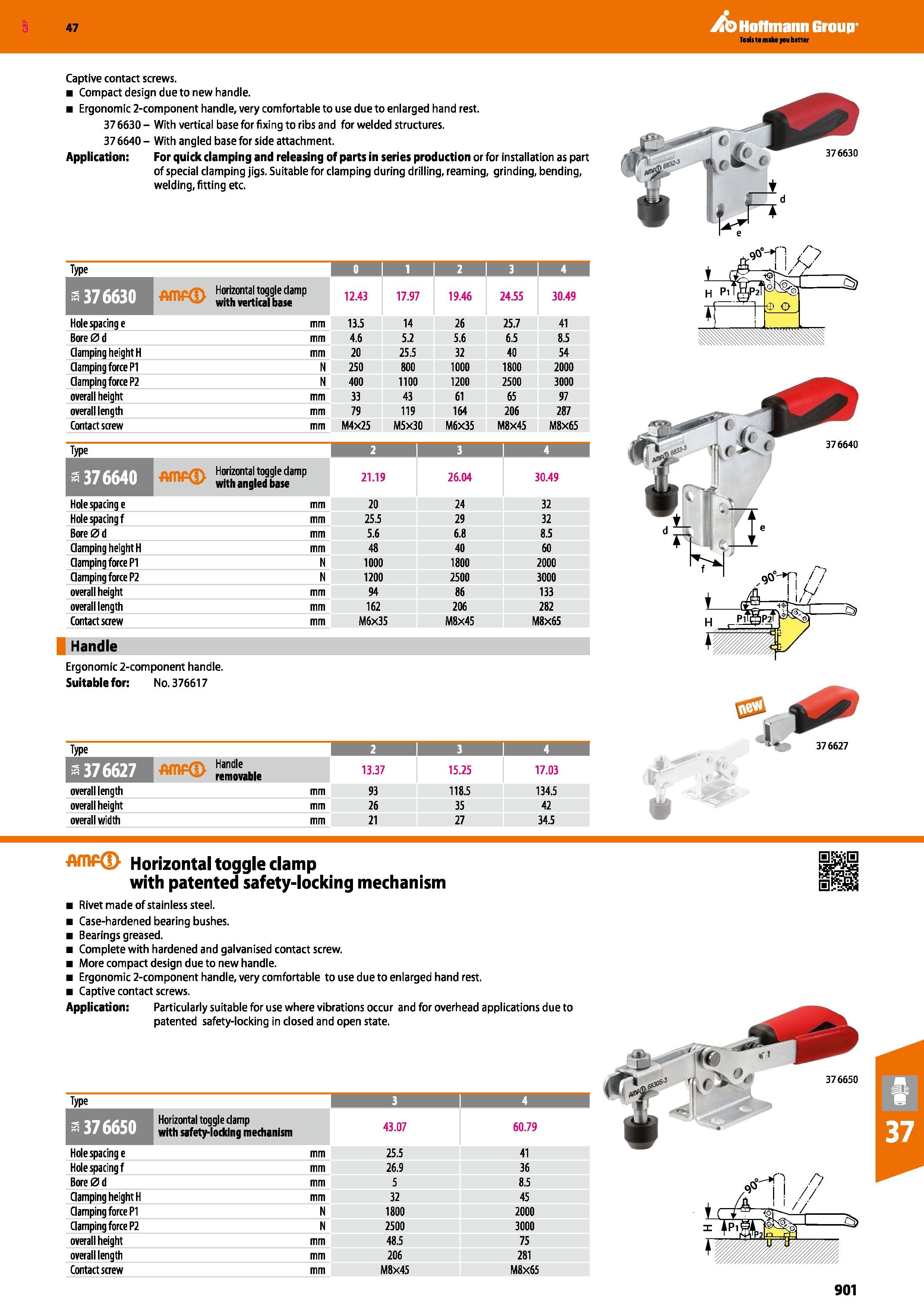 901 Hoffmann Group 47 Captive contact screws Compact design due to new handle Ergonomic 2-component handle, very comfortable to use due to enlarged h Каталог HOFFMANN GROUP 2016 Станочный режущий и вспомогательный инструмент для металлорежущих универсальных станков центров и комплексов с ЧПУ Версия 47 Стр. 901