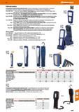 1003 Светодиодная аккумуляторная рабочая лампа с яркими светодиодами с высокой светоотдачей, с откидными, вращающимися крюками и надёжным магн Каталог HOFFMANN GROUP 2017 Ручной слесарно-монтажный и контрольно-измерительный инструмент для производственных предприятиий и служб сервиса Инвентарь Стр. 1003