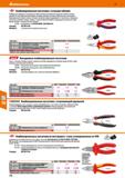 714 Hoffmann Group 51 Комбинированные пассатижи с острыми губками Поверхности захватов со специальным трехточечным контуром для надежного захвата пло Каталог HOFFMANN GROUP 2020 Измерительный и ручной инструмент Инвентарь Абразивы Шлифовальные и отрезные круги Электроинструмент Пневмоинструмент Штангенциркули Стр. 714