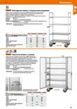 55 Hoffmann Group 51 il 130 ПТ Garant Многоярусная тележка с 4 погрузочными площадками Сварная стальная конструкция, вставные полки из ДСП с окрашен Каталог HOFFMANN GROUP 2020 Промышленная мебель и складское оборудование для производств Системы хранения и транспортировки Тележки и шкафы для инструментов Стр. 55