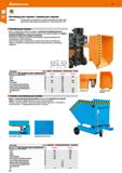74 Hoffmann Group 51 Контейнер для стружки / тележка для стружки Окраска: На выбор светло-голубой RAL 5012, желто-оранжевый RAL 2000, ярко- красный Каталог HOFFMANN GROUP 2020 Промышленная мебель и складское оборудование для производств Системы хранения и транспортировки Тележки и шкафы для инструментов Стр. 74
