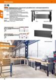 88 Hoffmann Group 51 D E С С Garant Перфорированные стальные листы для рабочих мест с электрорегулировкой вы- соты для незначительной нагрузки Из ли Каталог HOFFMANN GROUP 2020 Промышленная мебель и складское оборудование для производств Системы хранения и транспортировки Тележки и шкафы для инструментов Стр. 88