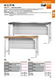 105 Hoffmann Group 51 600 кг 50 , I GRID i ч ifi>G n t gridline Верстаки vario Basic Устойчивый стальной верстак Опоры шириной 50 мм с распоркой Ножк Каталог HOFFMANN GROUP 2020 Промышленная мебель и складское оборудование для производств Системы хранения и транспортировки Тележки и шкафы для инструментов Стр. 105