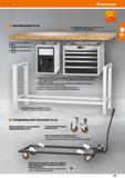 143 Hoffmann Group 51 ВЕРСТАКИ READY-TO-GO Столешница: выберите одну из 7 различных столешниц с 5 вариантами длины Возможные варианты высоты корпуса: Каталог HOFFMANN GROUP 2020 Промышленная мебель и складское оборудование для производств Системы хранения и транспортировки Тележки и шкафы для инструментов Стр. 143