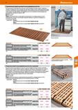 441 Hoffmann Group 51 Пропитанные защитные решетчатые деревянные мостки Безопасные решетчатые деревянные мостки из прочных рифленых буковых планок Со Каталог HOFFMANN GROUP 2020 Промышленная мебель и складское оборудование для производств Системы хранения и транспортировки Тележки и шкафы для инструментов Стр. 441