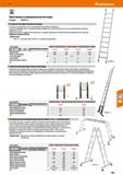463 Hoffmann Group 51 150 кг Ашл Приставные и универсальные лестницы Стандарт: DIN EN131 Ступенчатые приставные лестницы Ступеньки и продольные части Каталог HOFFMANN GROUP 2020 Промышленная мебель и складское оборудование для производств Системы хранения и транспортировки Тележки и шкафы для инструментов Стр. 463