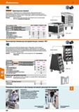 498 Hoffmann Group 51 Acarant Транспортные тележки Прочное шасси с 2 двухколенными и 2 подруливающими (с фиксацией) колесами на шарикоподшипниках (0 Каталог HOFFMANN GROUP 2020 Промышленная мебель и складское оборудование для производств Системы хранения и транспортировки Тележки и шкафы для инструментов Стр. 498