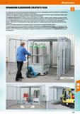 573 Hoffmann Group 51 ХРАНЕНИЕ БАЛЛОНОВ СЖАТОГО ГАЗА Газы применяются в многочисленных отраслях промышленности и часто производятся, хранятся, перево Каталог HOFFMANN GROUP 2020 Промышленная мебель и складское оборудование для производств Системы хранения и транспортировки Тележки и шкафы для инструментов Стр. 573