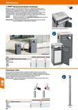 592 Hoffmann Group 51 djSiMIPf Мусорный контейнер и пепельница Мусорный контейнер из оцинкованной листовой стали, с порошковым покрытием, свего- и ат Каталог HOFFMANN GROUP 2020 Промышленная мебель и складское оборудование для производств Системы хранения и транспортировки Тележки и шкафы для инструментов Стр. 592