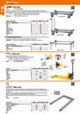94 Hoffmann Group Platform area widthxdepth mm 1200x800 1 1200X800/H I - 91 9908 Ifil 214 83 258 39 Height mm 300 Width mm 1275 Depth mm 875 Load fa Каталог HOFFMANN GROUP 2016 Производственная мебель для работы хранения и транспортировки в условиях промышленных предприятий и сервисных мастерских Вер. 47 ENG Стр. 94