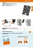131 Hoffmann Group 47 Tablet holder Unique tablet bracket for simple insertion and removal of various brands of tablet The clamping length is between Каталог HOFFMANN GROUP 2016 Производственная мебель для работы хранения и транспортировки в условиях промышленных предприятий и сервисных мастерских Вер. 47 ENG Стр. 131
