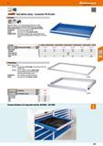 261 Hoffmann Group 47 <1 2 Aisarant Tool cabinet casing - accessories 78x36 units Drawers 200kg 100% I t n Base with holes at 17 mm intervals, slotte Каталог HOFFMANN GROUP 2016 Производственная мебель для работы хранения и транспортировки в условиях промышленных предприятий и сервисных мастерских Вер. 47 ENG Стр. 261