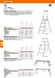 422 Hoffmann Group 47 150 kg AnA hole Ladders Standard: To DIN EN 131-2 Stepladder, single-sided access Steps and stiles of aluminium with securely b Каталог HOFFMANN GROUP 2016 Производственная мебель для работы хранения и транспортировки в условиях промышленных предприятий и сервисных мастерских Вер. 47 ENG Стр. 422