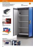 462 Hoffmann Group 47 Environmental technology Safety cabinets / chemicals storage cabinets and containment trays: The handling and storage of hazard Каталог HOFFMANN GROUP 2016 Производственная мебель для работы хранения и транспортировки в условиях промышленных предприятий и сервисных мастерских Вер. 47 ENG Стр. 462