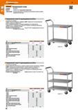 88 Hoffmann Group 48 Teols to make yau better j&Garant° ГоШ Стандарт: Окраска: Примечание: Передвижной столик EN1757-3 Серебристый с порошковым покр Каталог HOFFMANN GROUP 2017 Мебель производственная Промышленные системы хранения Рабочие места Верстаки Автоматизированные шкафы Складское оборудование Стр. 88