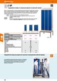 350 Hoffmann Group 48 <0,8 hole Гардеробные шкафы со скошенным верхом и встроенной скамьей Корпус со скошенным верхом, не допускающим хранения каких- Каталог HOFFMANN GROUP 2017 Мебель производственная Промышленные системы хранения Рабочие места Верстаки Автоматизированные шкафы Складское оборудование Стр. 350