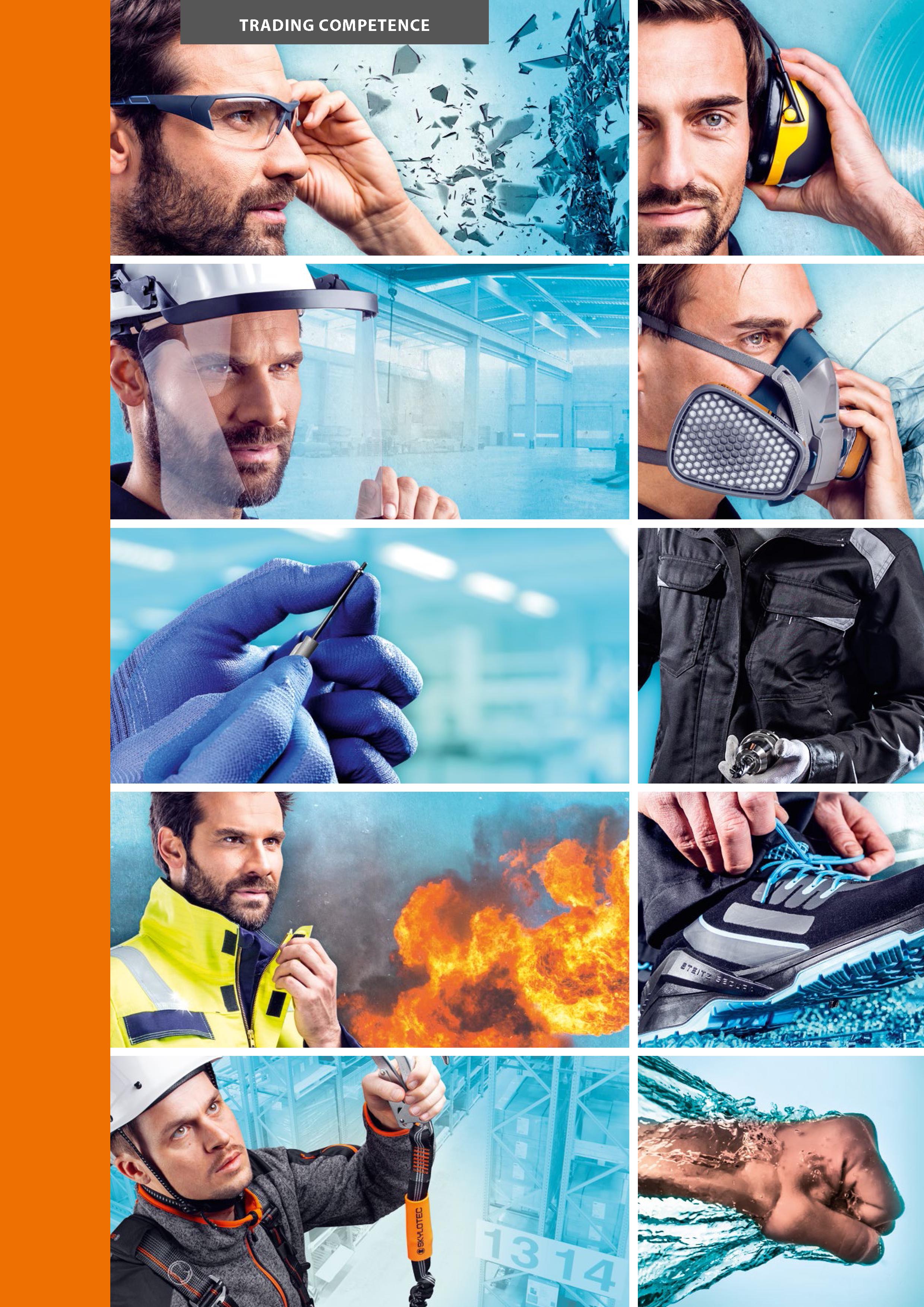 8 Hoffmann Group Хоффман Garant Holex Hoffmann Каталог HOFFMANN GROUP 2020 Средства индивидуальной защиты органов зрения дыхания кожи СИЗ от поражения электрическим током шума Защитные перчатки Очки Специальная одежда Стр. 