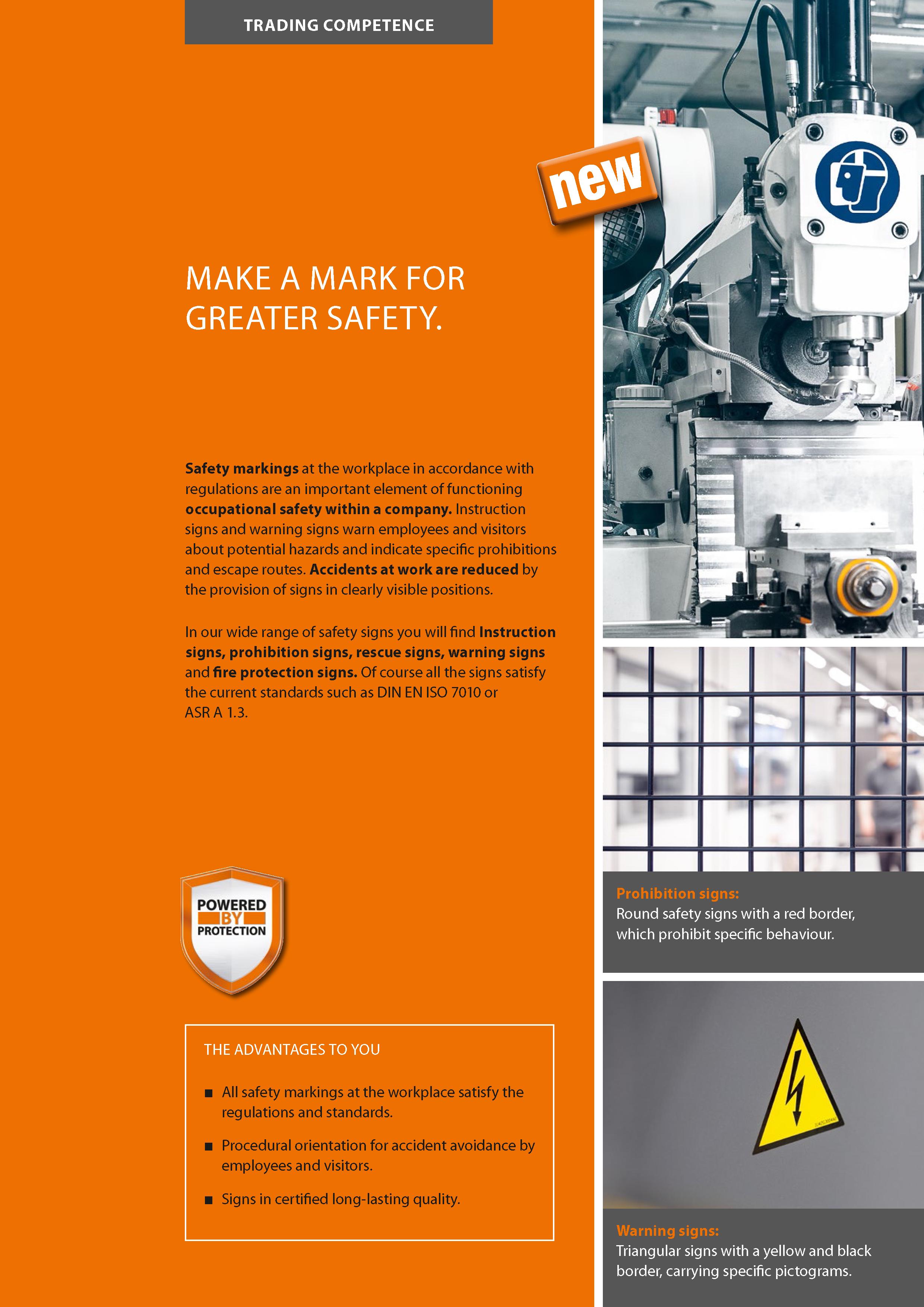 10 TRADING COMPETENCE MAKE A MARK FOR GREATER SAFETY Safety markings at the workplace in accordance with regulations are an important element of fun Каталог HOFFMANN GROUP 2020 Средства индивидуальной защиты органов зрения дыхания кожи СИЗ от поражения электрическим током шума Защитные перчатки Очки Специальная одежда Стр. 