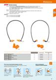 71 SGD Hoffmann Group 51 EHH3 Banded earplugs 09 7690 - Banded earplugs with ergonomically shaped band and tapered PU earplugs for all sizes of audi Каталог HOFFMANN GROUP 2020 Средства индивидуальной защиты органов зрения дыхания кожи СИЗ от поражения электрическим током шума Защитные перчатки Очки Специальная одежда Стр. 71