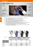 180 Hoffmann Group 51 AnseU HYFLEX' 11-561 Good grip for handling materials such as flat glass Intercept yarn for a pleasant cool sensation when wear Каталог HOFFMANN GROUP 2020 Средства индивидуальной защиты органов зрения дыхания кожи СИЗ от поражения электрическим током шума Защитные перчатки Очки Специальная одежда Стр. 180