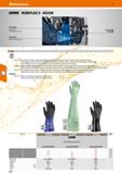 202 Hoffmann Group 51 uvex EN 374 09 4752 - uvex rubiflex S XG35B Lightweight knitted chemical protection gloves with innovative uvex Xtra Grip techn Каталог HOFFMANN GROUP 2020 Средства индивидуальной защиты органов зрения дыхания кожи СИЗ от поражения электрическим током шума Защитные перчатки Очки Специальная одежда Стр. 202