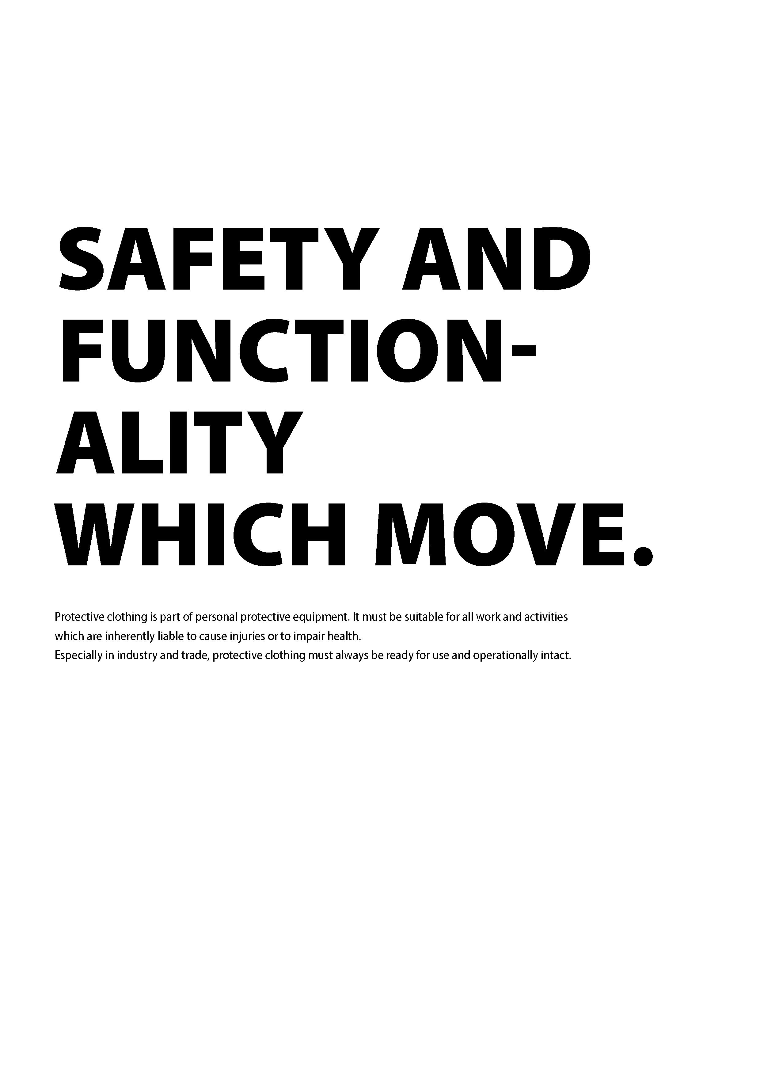 282 SAFETY AND FUNCTIONALITY WHICH MOVE Protective clothing is part of personal protective equipment It must be suitable for all work and activities Каталог HOFFMANN GROUP 2020 Средства индивидуальной защиты органов зрения дыхания кожи СИЗ от поражения электрическим током шума Защитные перчатки Очки Специальная одежда Стр. 282