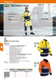 286 Hoffmann Group 51 BiimBEg HIGH VISIBILITY JACKET Clearly visible ID card pocket Concealed zip fastener Shorter front for maximum freedom of movem Каталог HOFFMANN GROUP 2020 Средства индивидуальной защиты органов зрения дыхания кожи СИЗ от поражения электрическим током шума Защитные перчатки Очки Специальная одежда Стр. 286