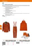 306 Hoffmann Group 51 EN ISO 11611 WELDAS Welder's protective clothing Heat and fire resistant clothing of durable and supple split cowhide Protects Каталог HOFFMANN GROUP 2020 Средства индивидуальной защиты органов зрения дыхания кожи СИЗ от поражения электрическим током шума Защитные перчатки Очки Специальная одежда Стр. 306