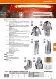 307 SGD Hoffmann Group 51 Heat protection clothing 09 1513 - Aluminised heat protection jacket (KA-1) of preox aramide fabric for protection against Каталог HOFFMANN GROUP 2020 Средства индивидуальной защиты органов зрения дыхания кожи СИЗ от поражения электрическим током шума Защитные перчатки Очки Специальная одежда Стр. 307