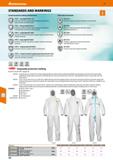 308 Hoffmann Group 51 STANDARDS AND MARKINGS Chemical protection clothing standard norms u xy >o w TYPE 1 - Gas-tight EN 943-1 & 2 Protective work we Каталог HOFFMANN GROUP 2020 Средства индивидуальной защиты органов зрения дыхания кожи СИЗ от поражения электрическим током шума Защитные перчатки Очки Специальная одежда Стр. 308