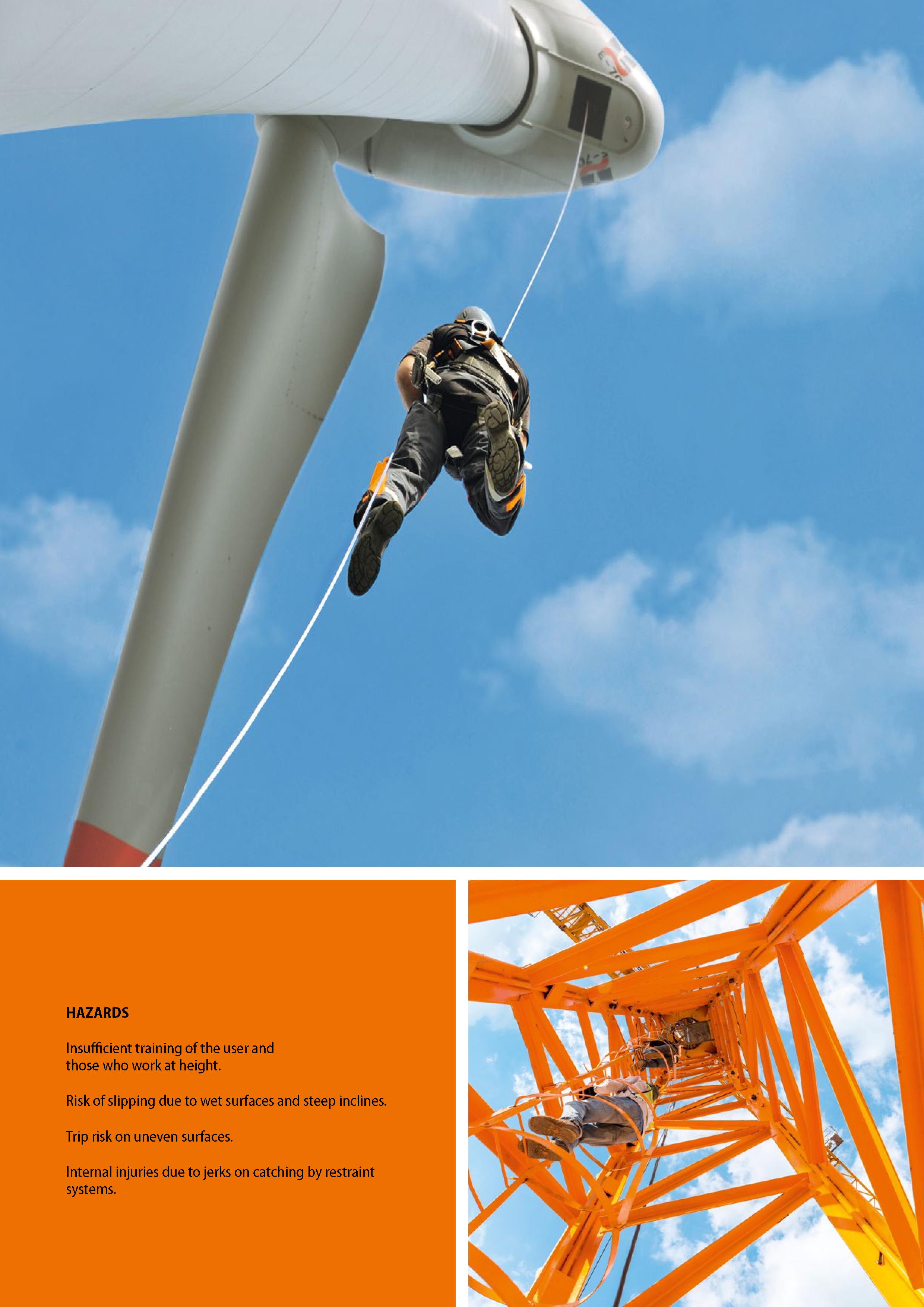 371 HAZARDS Insufficient training of the user and those who work at height Risk of slipping due to wet surfaces and steep inclines Trip risk on uneve Каталог HOFFMANN GROUP 2020 Средства индивидуальной защиты органов зрения дыхания кожи СИЗ от поражения электрическим током шума Защитные перчатки Очки Специальная одежда Стр. 371