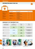 400 Hoffmann Group 51 INFORMATION ABOUT FIRST AID Standard first aid boxes: DIN 13157: Company first aid box with small filling DIN 13169: Company fi Каталог HOFFMANN GROUP 2020 Средства индивидуальной защиты органов зрения дыхания кожи СИЗ от поражения электрическим током шума Защитные перчатки Очки Специальная одежда Стр. 400