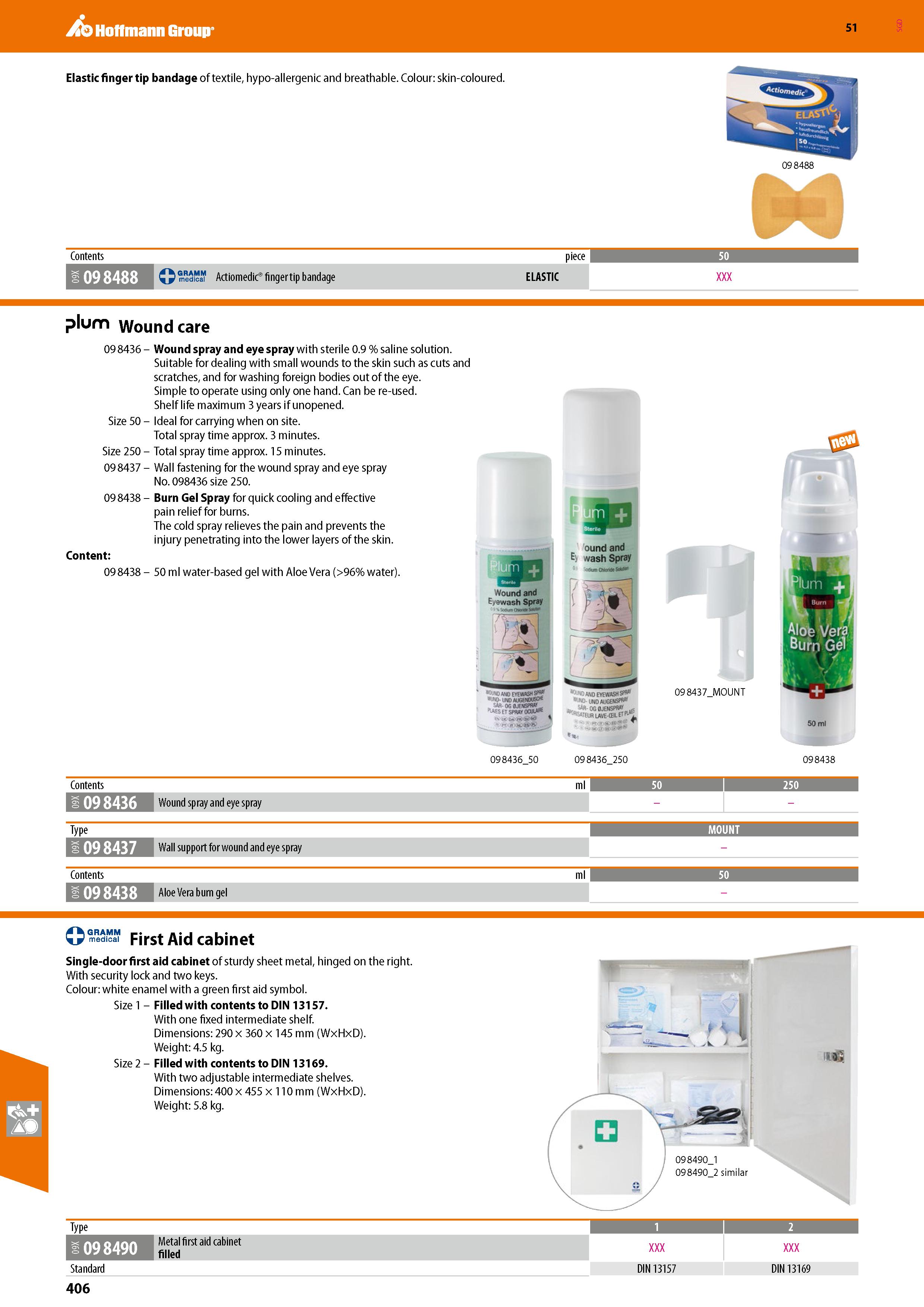 406 Hoffmann Group 51 Elastic finger tip bandage of textile, hypo-allergenic and breathable Colour: skin-coloured 098488 Contents piece 50 m Actiomed Каталог HOFFMANN GROUP 2020 Средства индивидуальной защиты органов зрения дыхания кожи СИЗ от поражения электрическим током шума Защитные перчатки Очки Специальная одежда Стр. 406