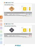 116 SNMG FG SNMG FG NEGATIVE 90° SQUARE INSERTS, FOR FINISHING PLAQUETTES NÉGATIVES CARRÉES 90°, POUR FINITION Designation Réf de l'article f (min/max) ap ( Каталог INGERSOLL 2015 Металлорежущий токарный инструмент Резцы Державки Сменные режущие многогранные пластины для точения на станках Стр. 116 ENG FRA