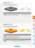 177 wimmifo' vbmt CHIPBREAKER, NEGATIVE 35° RHOMBIC INSERTS, FOR SUPER FINISHING PLAQUETTES POSITIVES RHOMBIQUES 35°, DEPOUILLE 5°, POUR SUPER-FINITION VBMT Каталог INGERSOLL 2015 Металлорежущий токарный инструмент Резцы Державки Сменные режущие многогранные пластины для точения на станках Стр. 177 ENG FRA