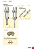 660 UNI DRILL Применение DRILL UNI DRILL Могут использоваться на мультишпиндельных станках для сокращения пространства между сопряжёнными свёрлами И И bur C61 Каталог ISCAR 2008 Металлорежущий вращающийся инструмент для фрезерования сверления растачивания и инструментальная станочная оснастка Стр. C61