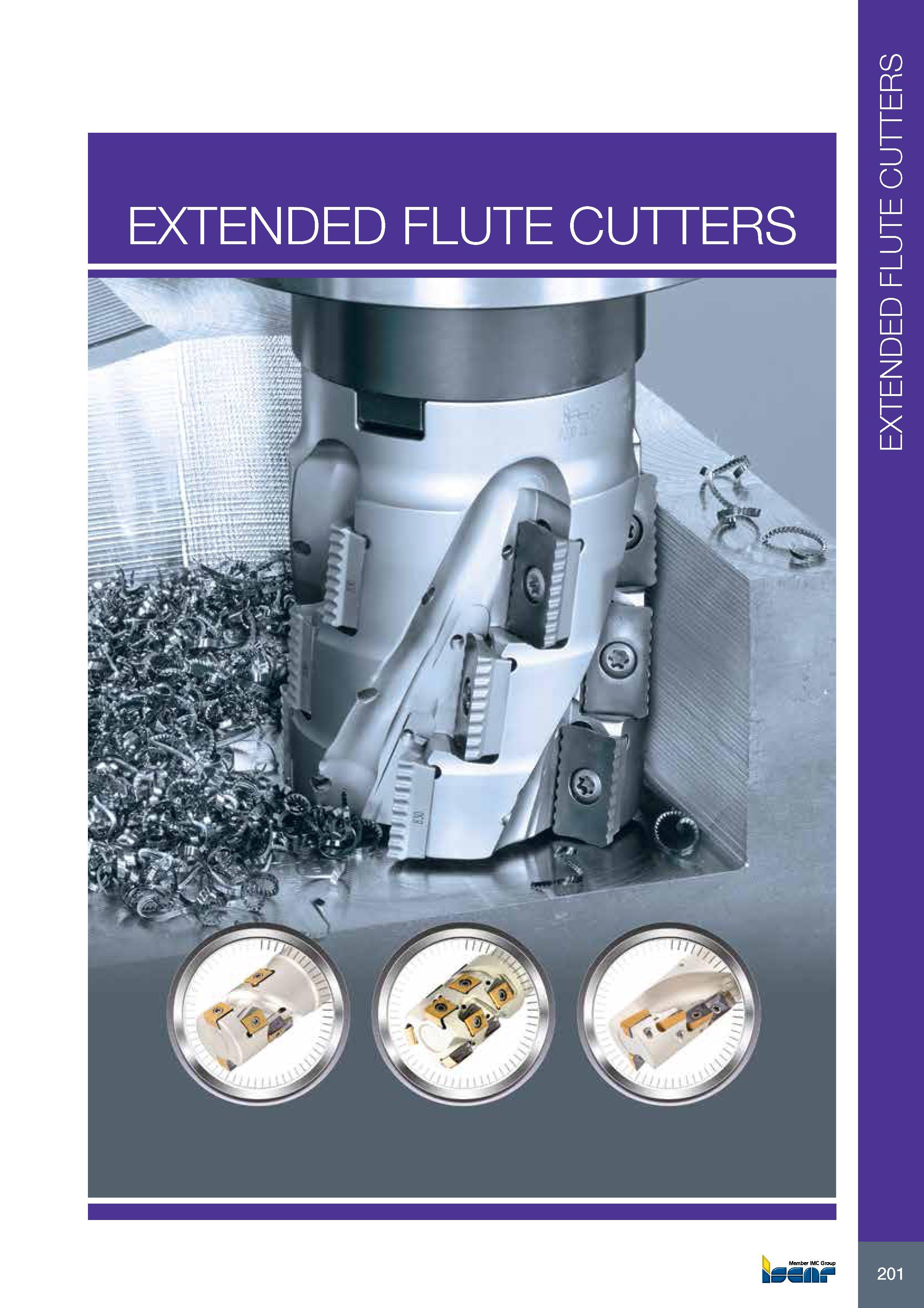 205 EXTENDED FLUTE CUTTERS Каталог ISCAR 2017 Вращающийся металлорежущий инструмент и инструментальная оснастка для металлообрабатывающих станков Фрезы Сверла Развертки Расточные системы Стр. 201
